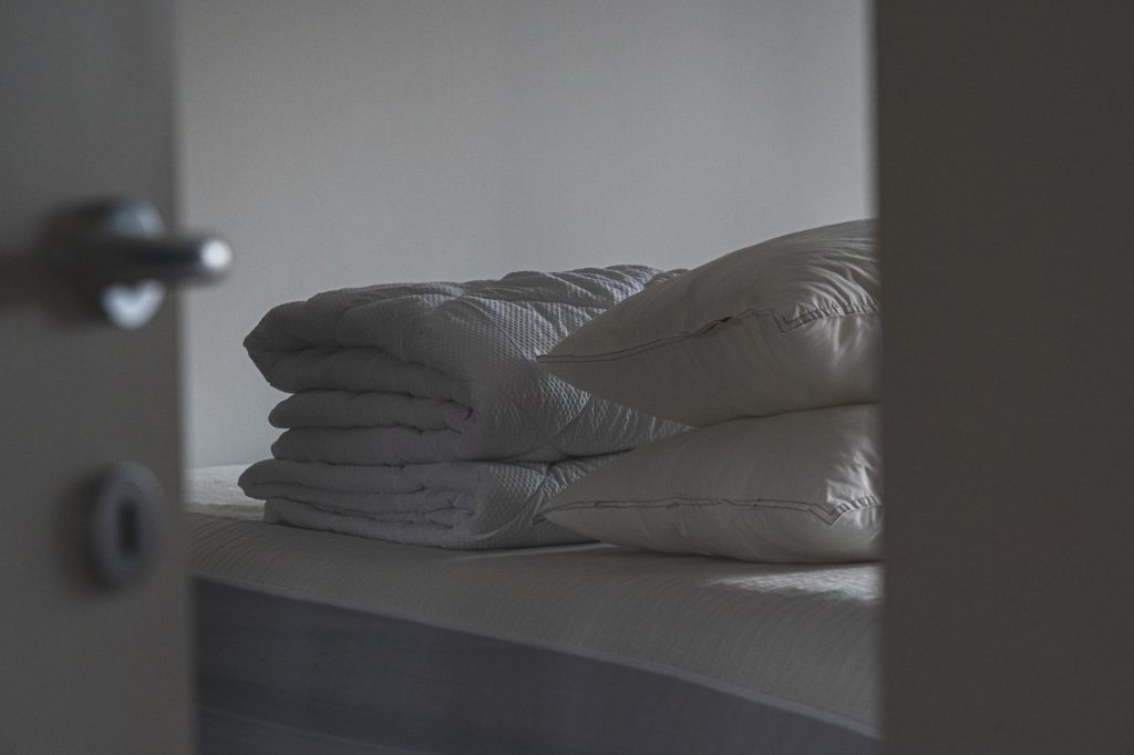 Складена ковдра після прання