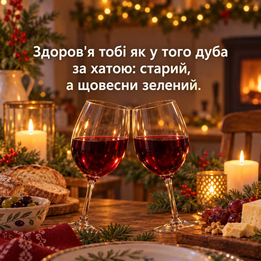 Тост про здоров'я: готова листівка