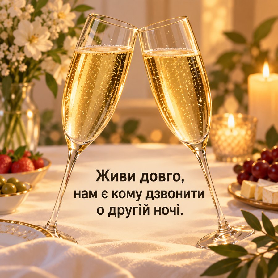 Короткий тост: листівка для месенджера