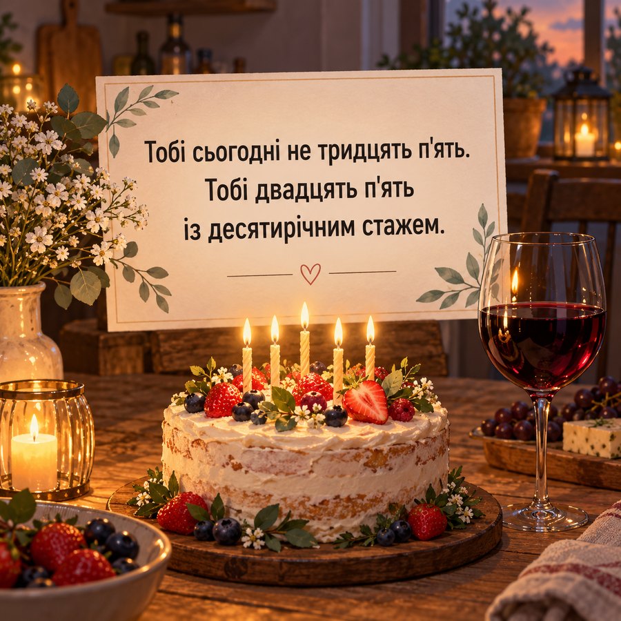 Душевний тост: листівка