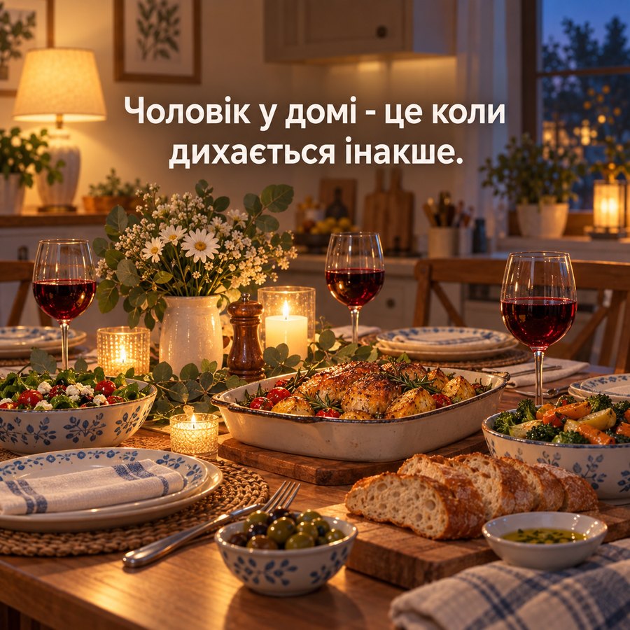 Тост про чоловіка в домі