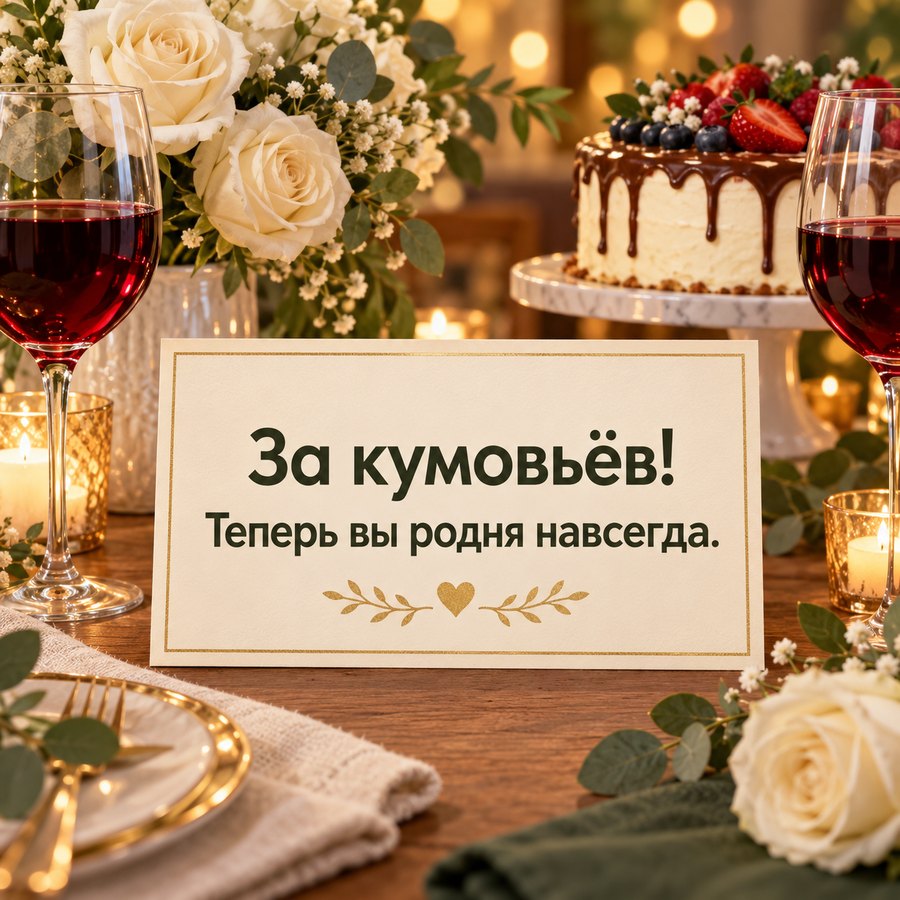 Тост за кумовьёв