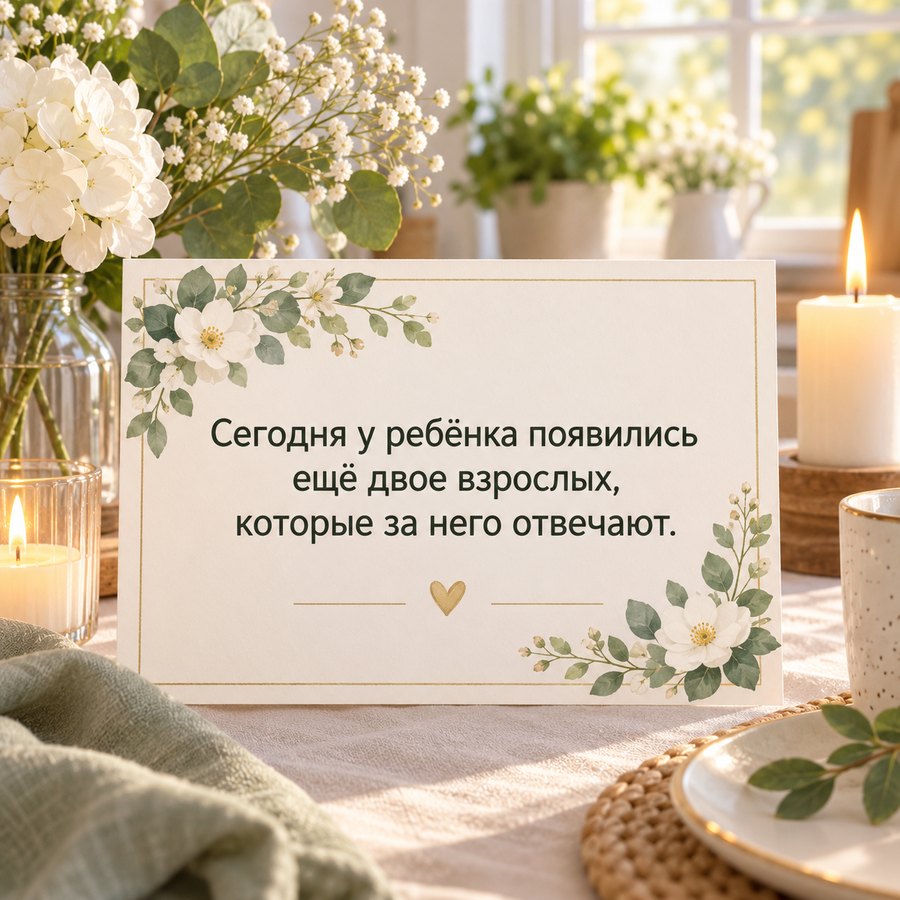 Тост о двух взрослых, которые отвечают
