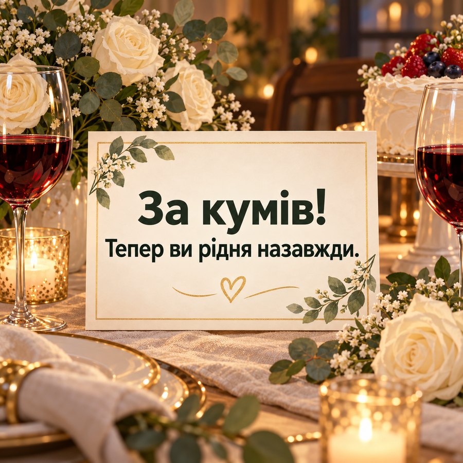 Тост за кумів
