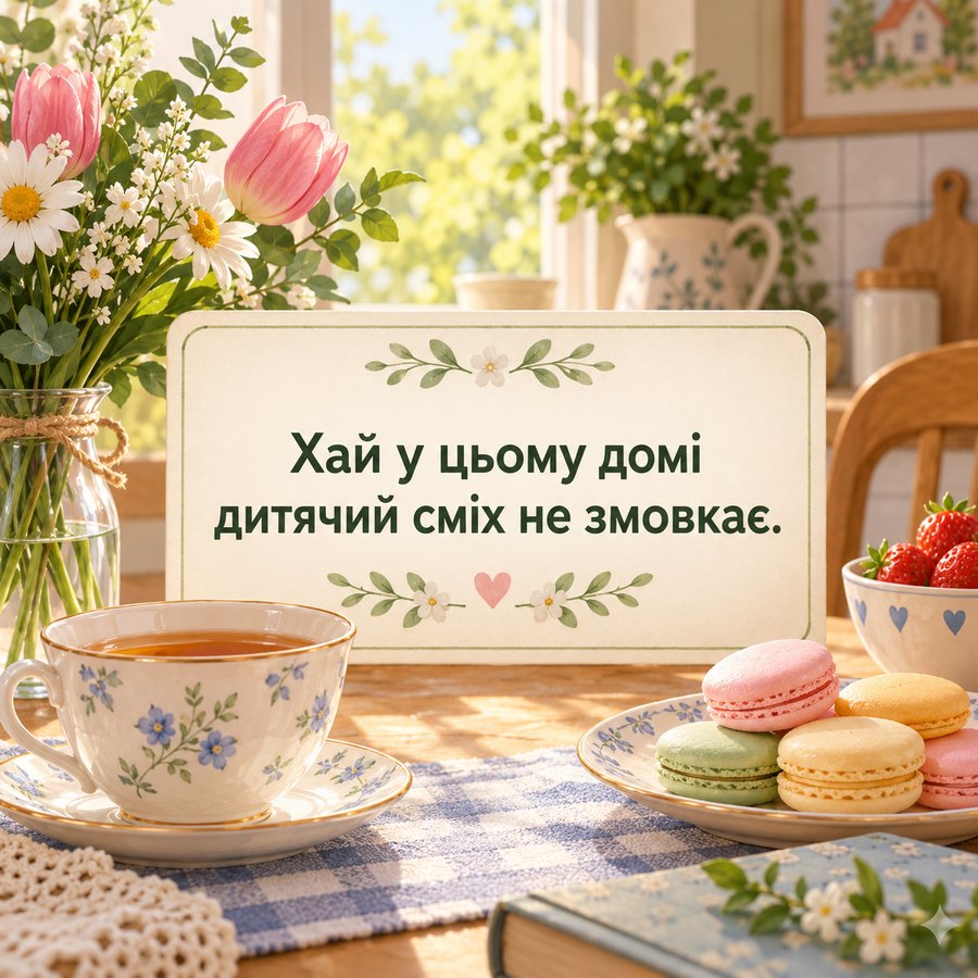 Тост про дитячий сміх у домі
