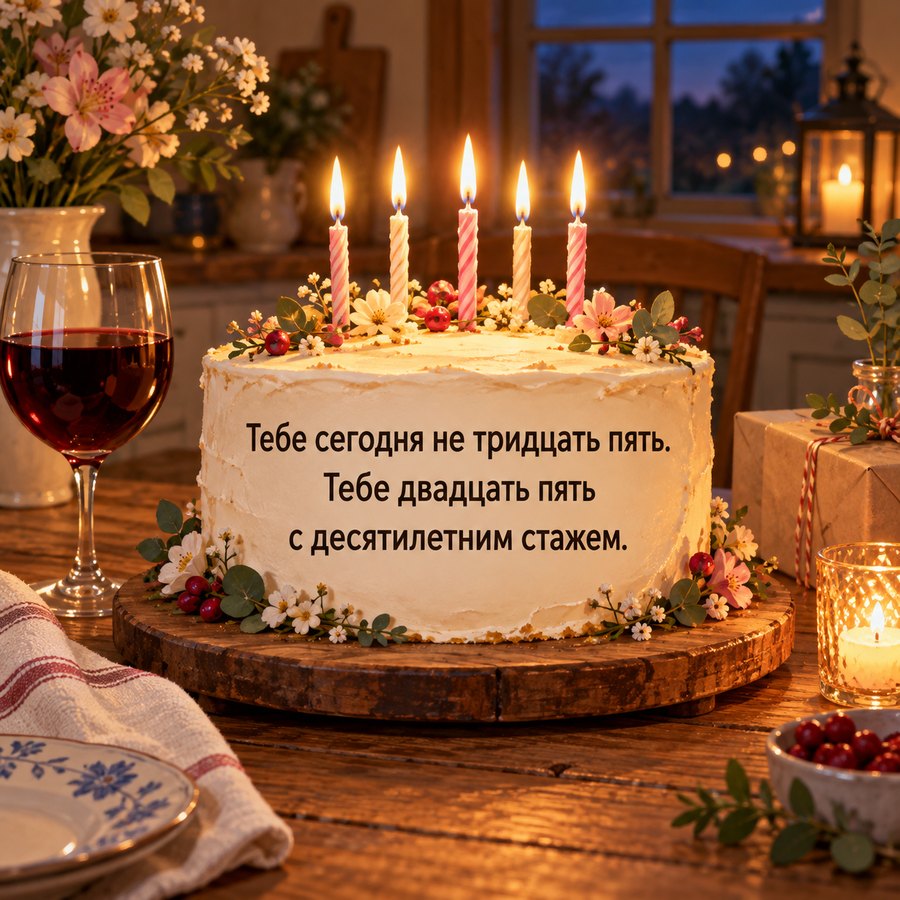 Душевный тост: открытка