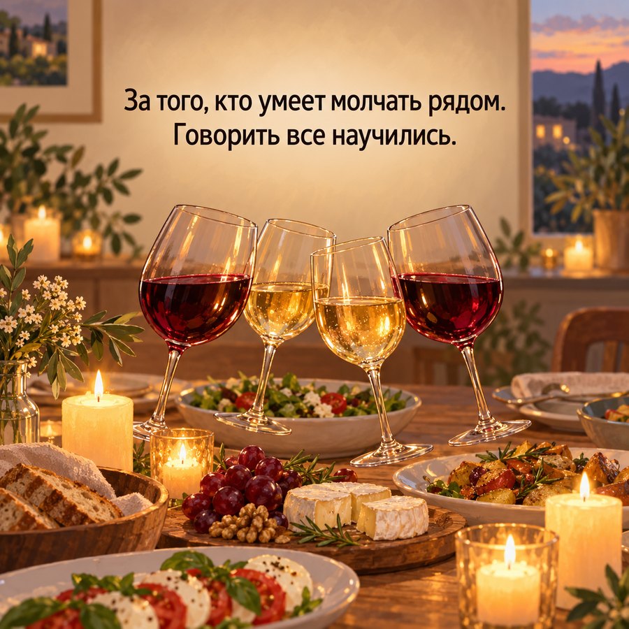 Тост коллегам: открытка