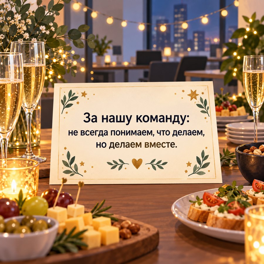 Тост за нашу команду