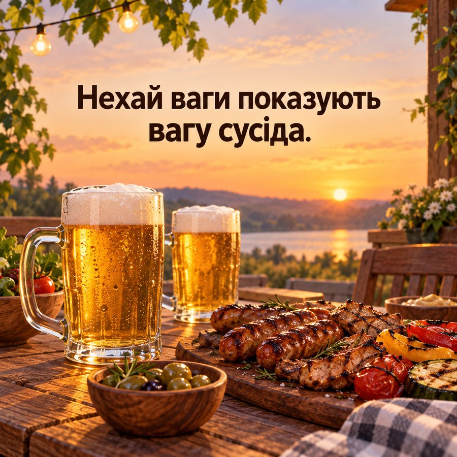 Тост про ваги сусіда