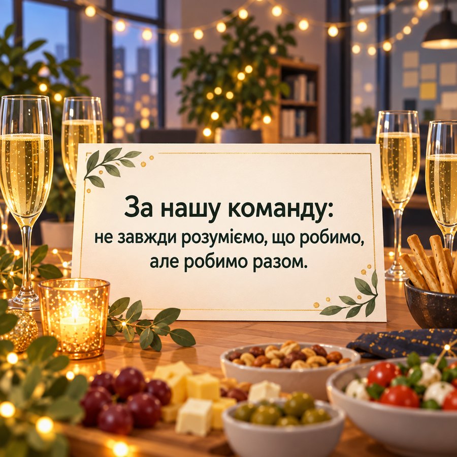 Тост за нашу команду