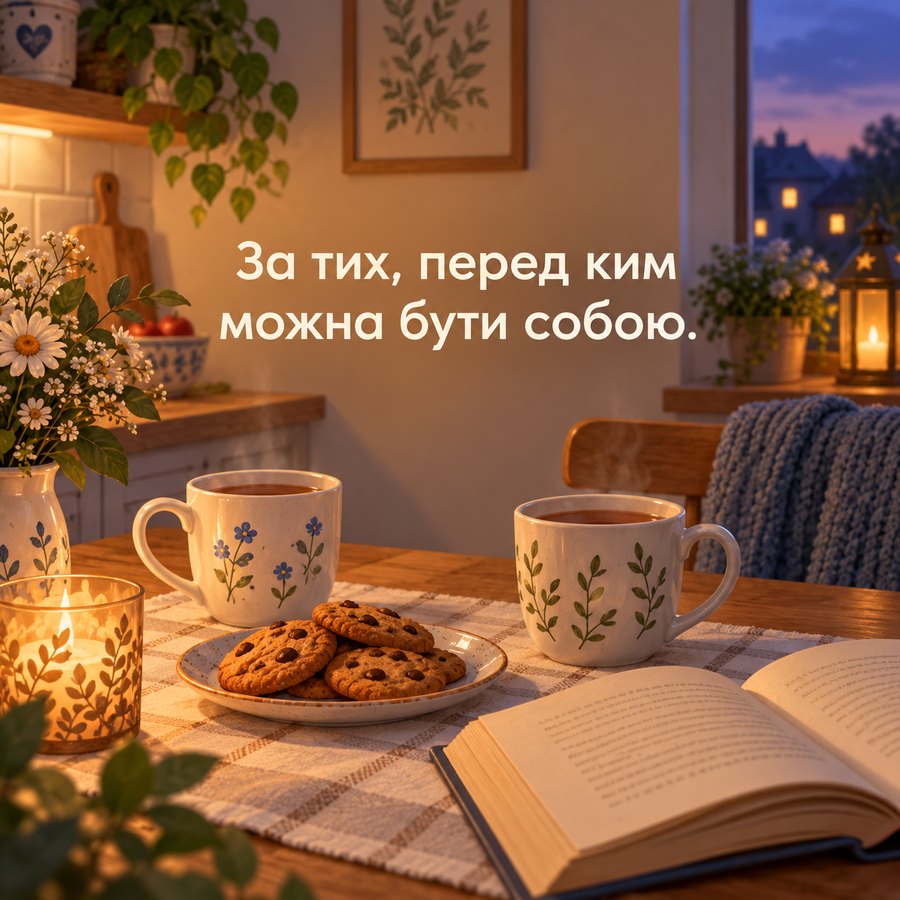 Листівка: За тих, перед ким можна бути собою