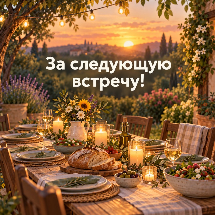 Открытка: За следующую встречу!