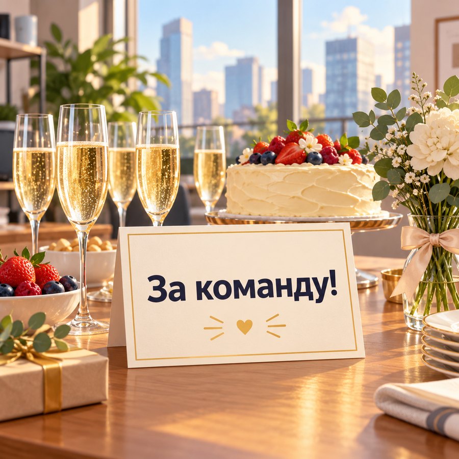 Листівка: За команду!