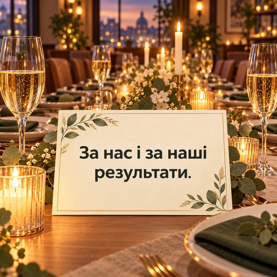 Листівка: За нас і за наші результати