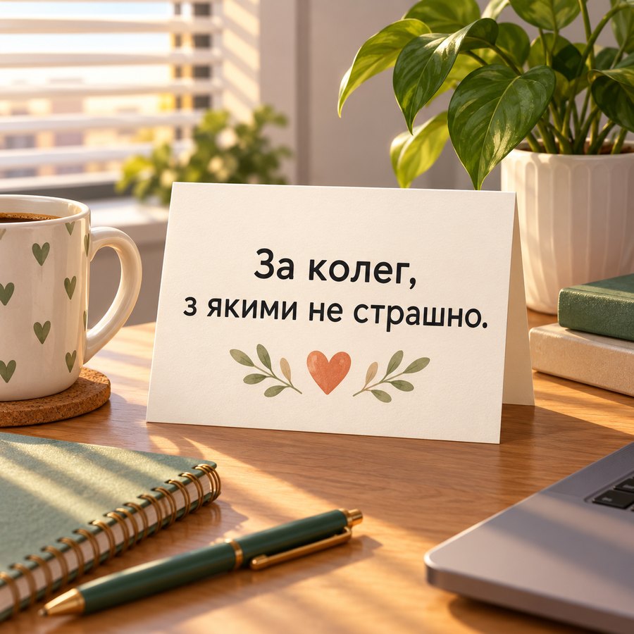Листівка: За колег, з якими не страшно