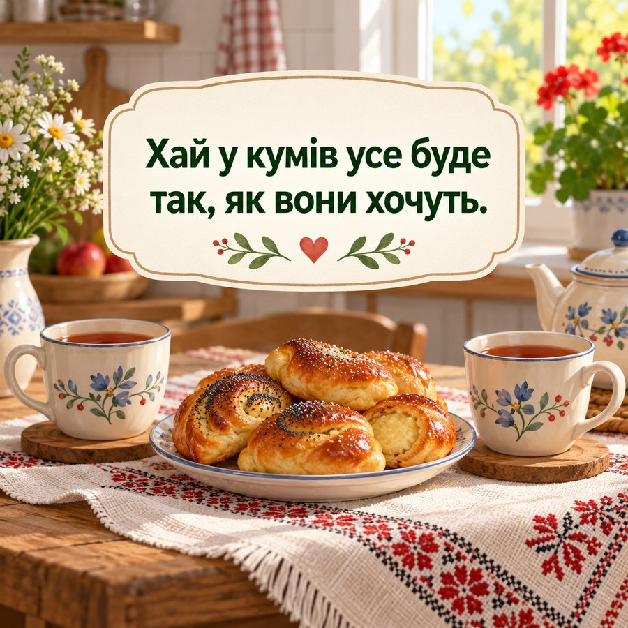 Листівка: Хай у кумів усе буде так, як вони хочуть